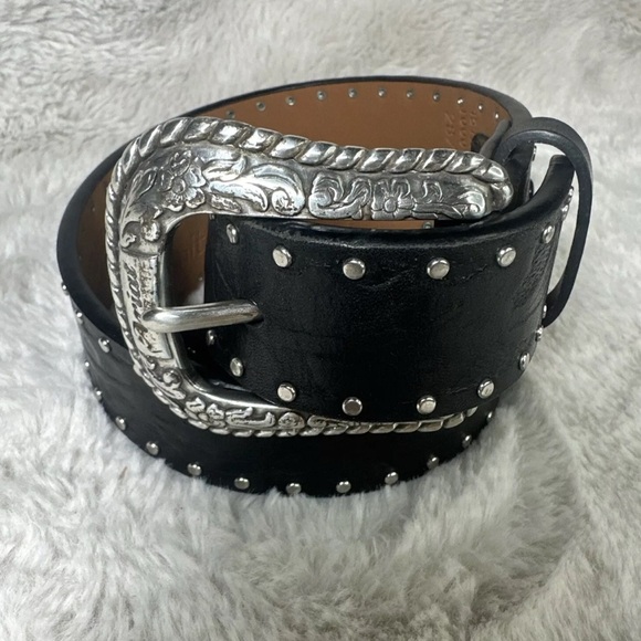Ariat Accessories - Ariat Studded Belt w/ Tooled Leather Detail